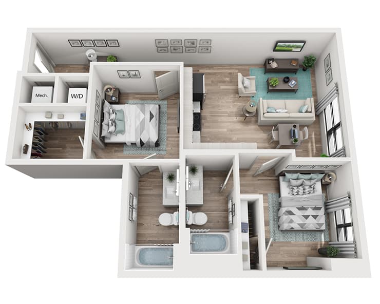 The Brees floor plan