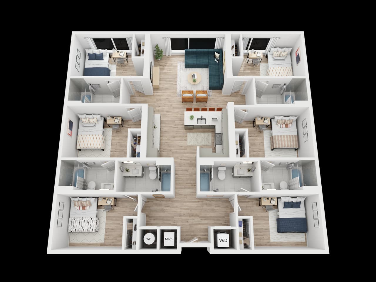 The Desert Lily floor plan