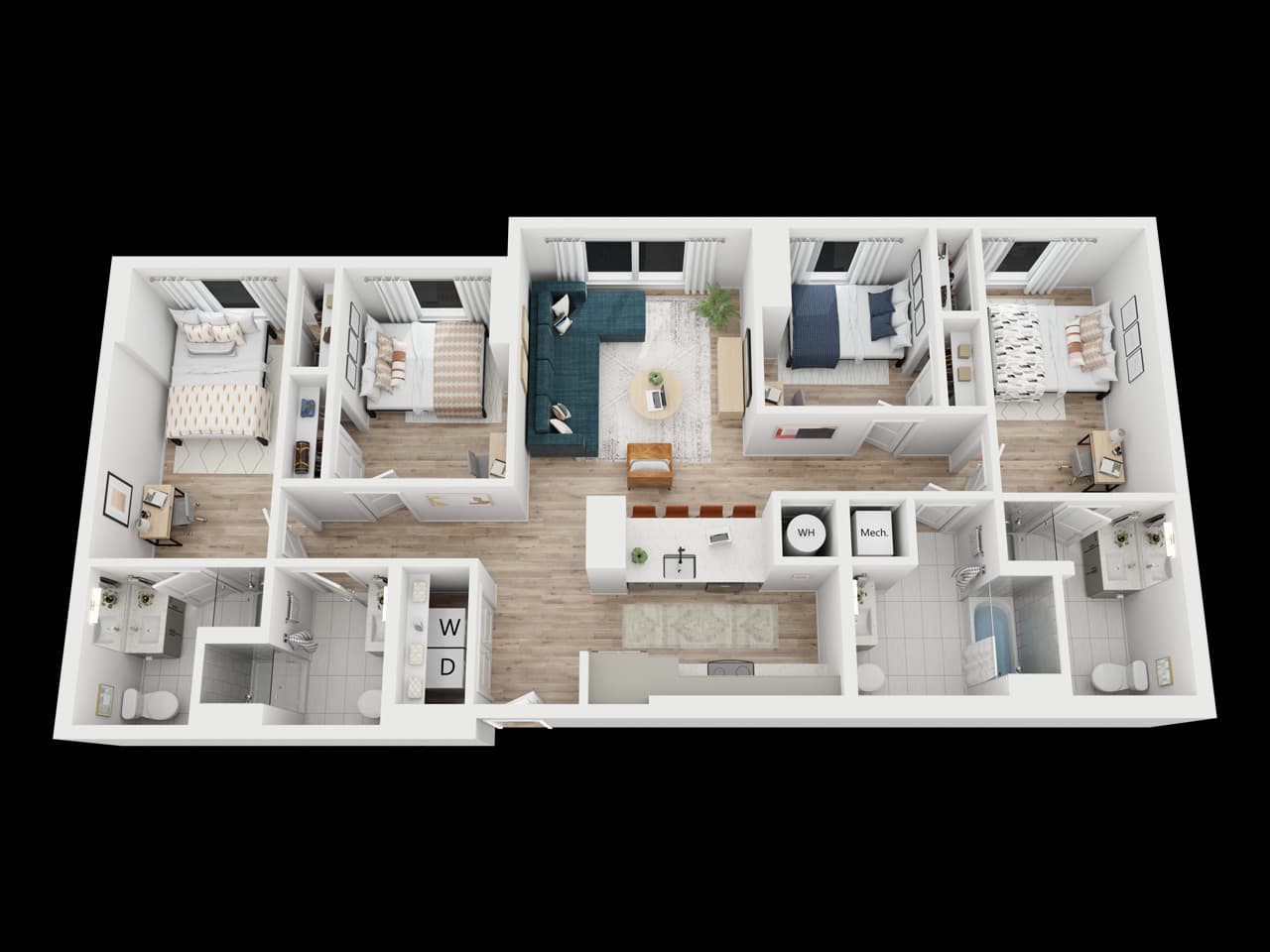 The Foxtail floor plan