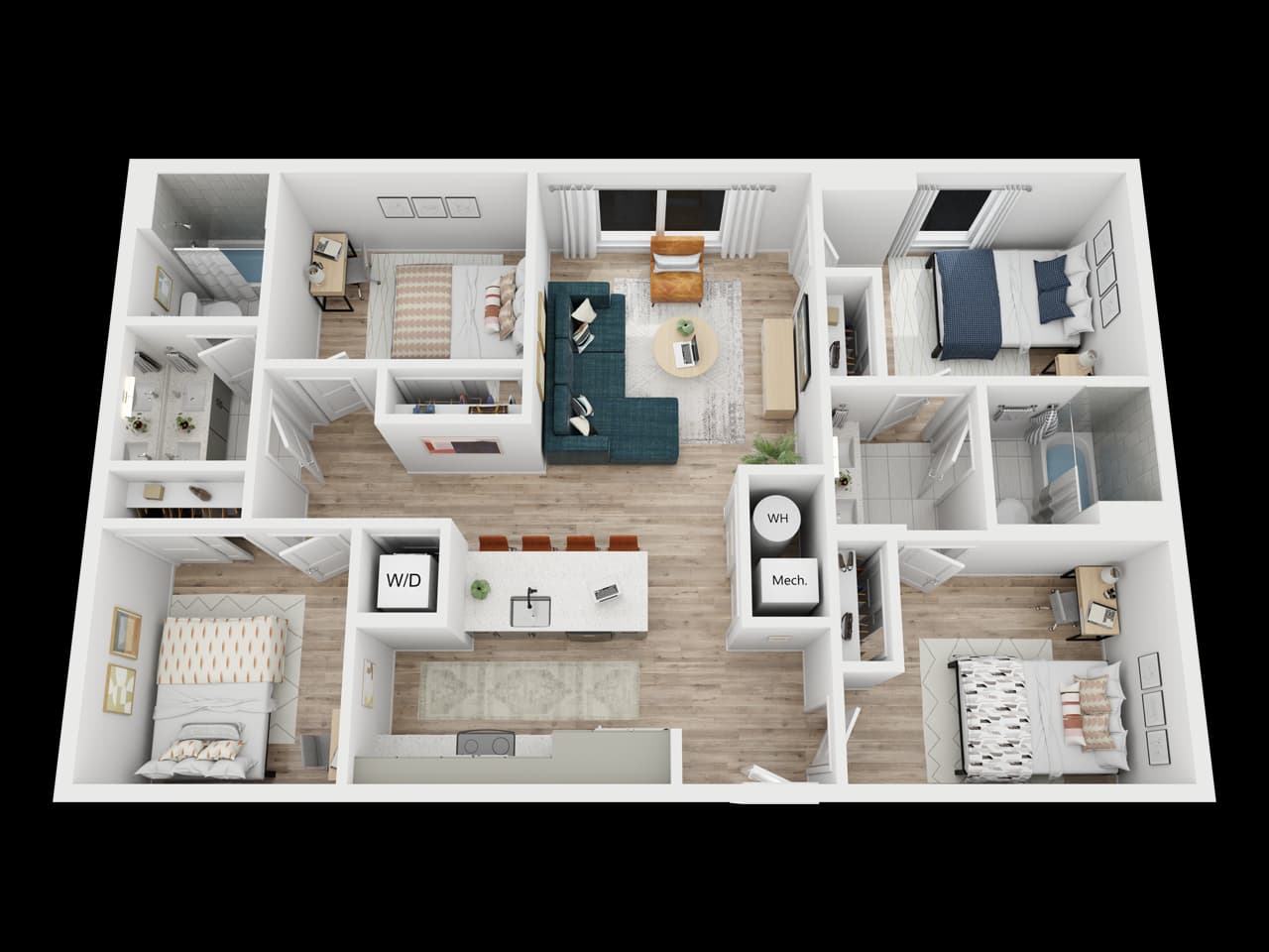 The Moonstone floor plan