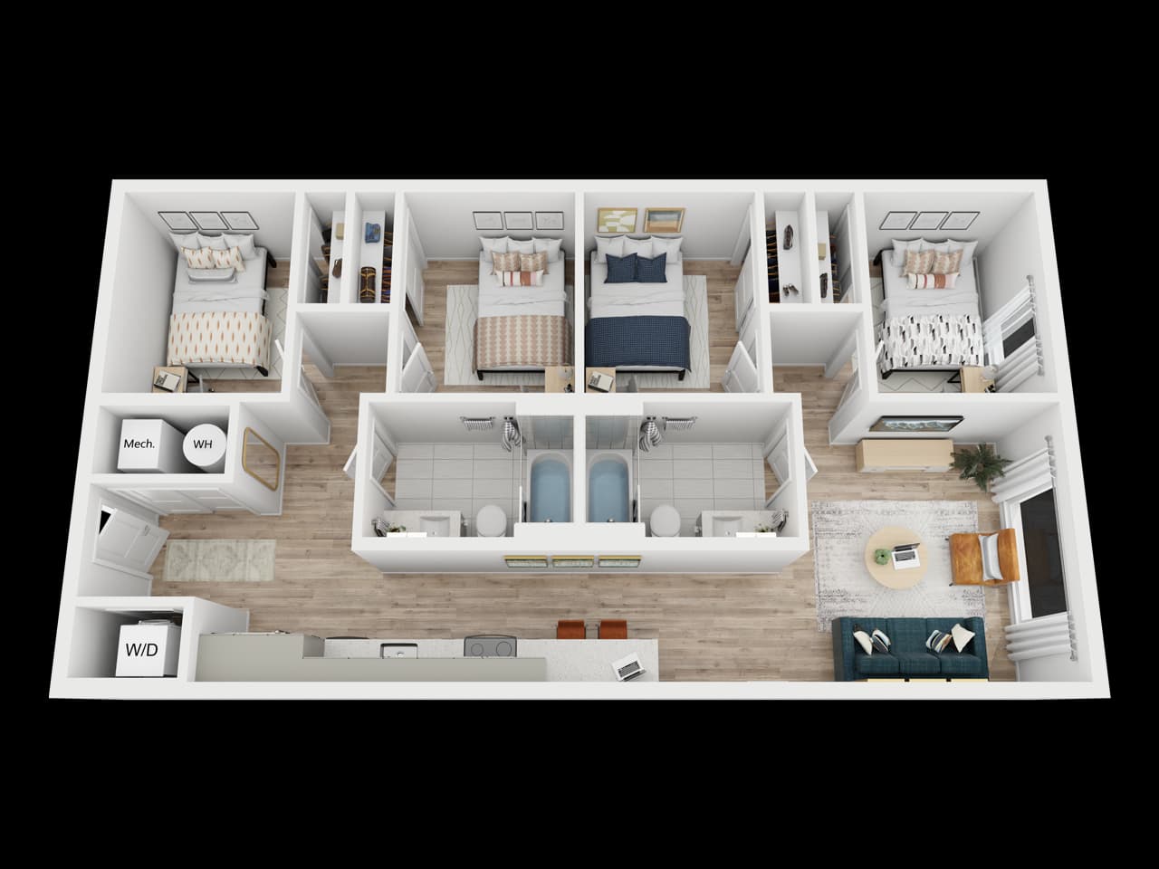 The Sandstone floor plan
