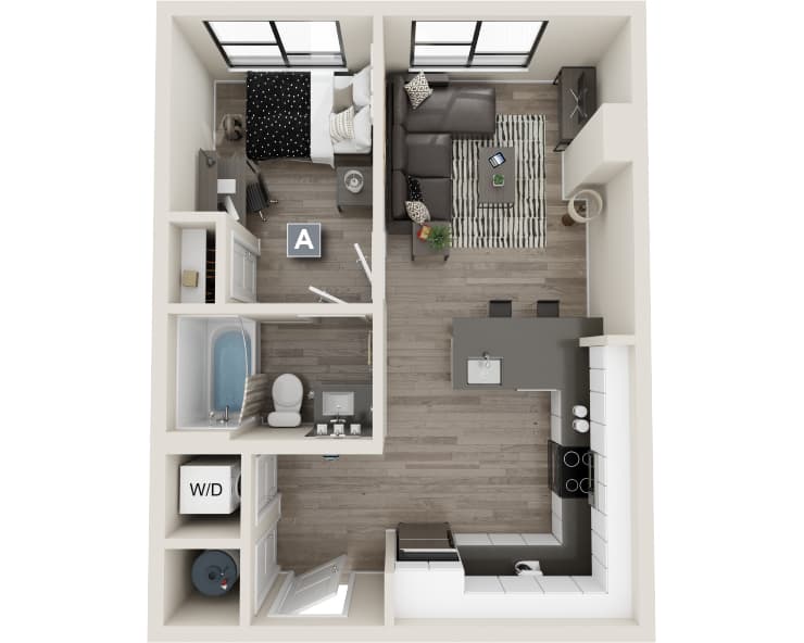 A2 floor plan