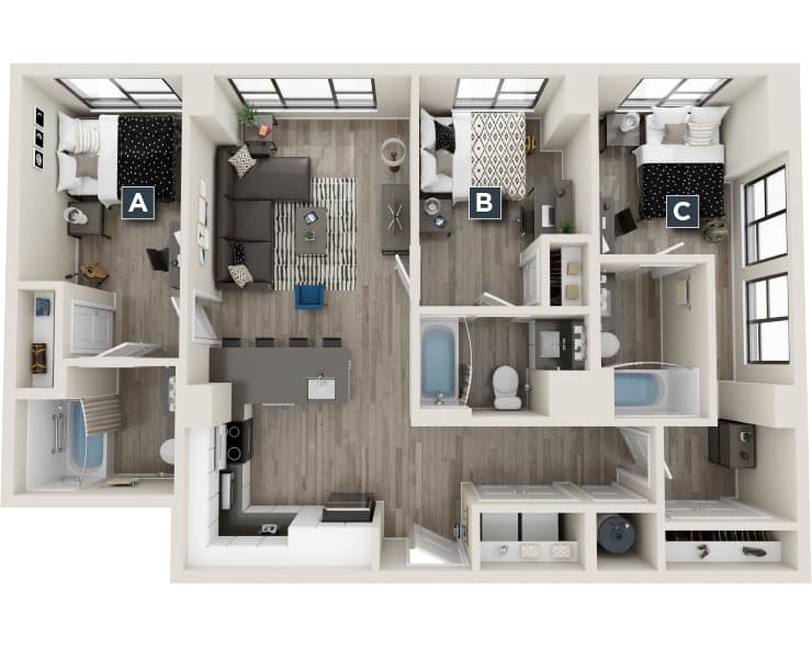 C3 floor plan