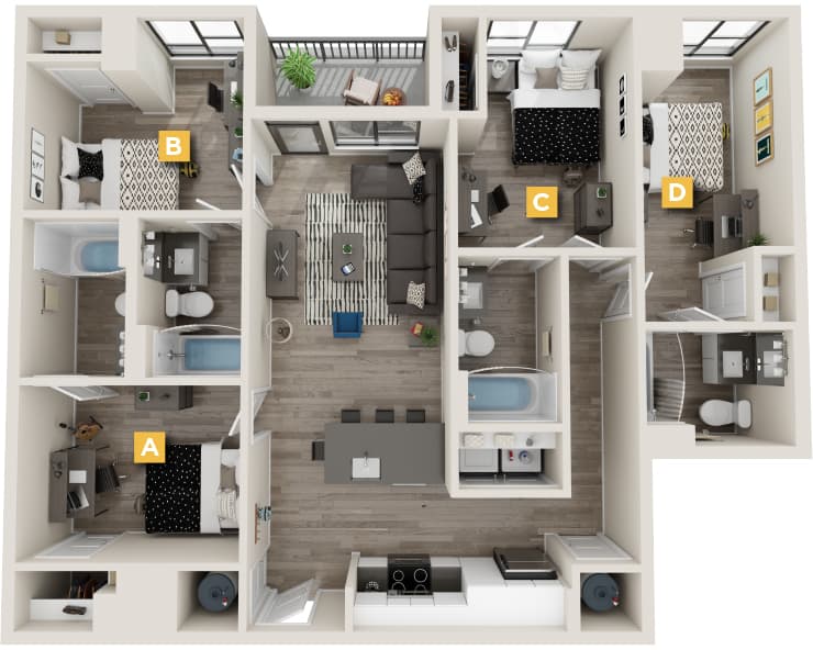 D2 floor plan