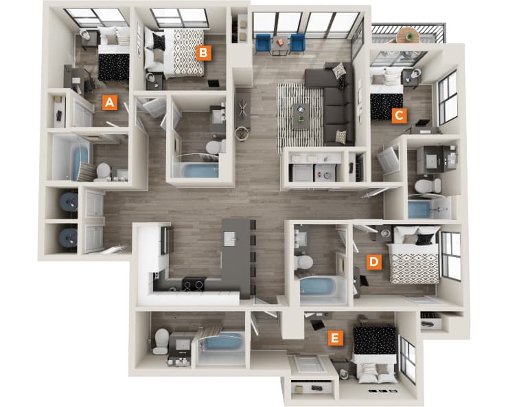 E2 floor plan