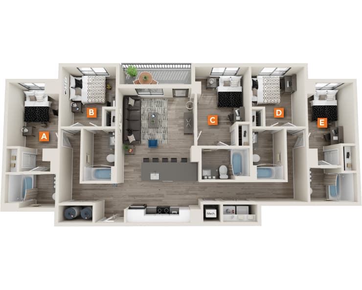 E4 floor plan