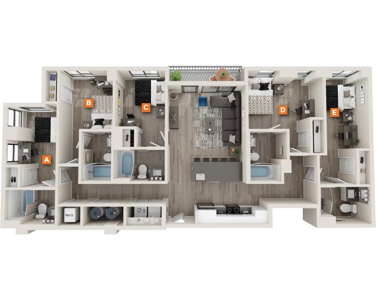 E6 floor plan