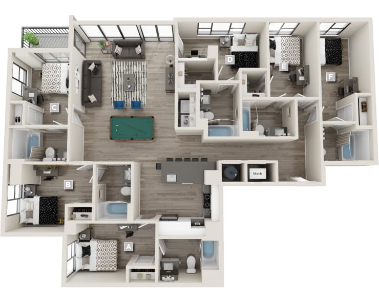 F1 floor plan