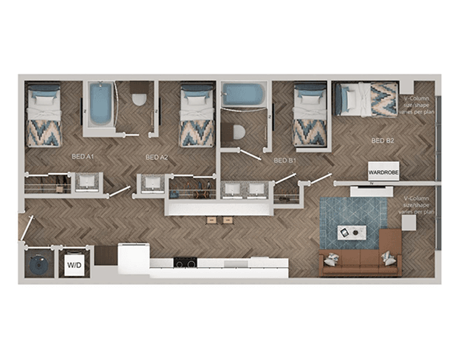 B5.2 Deluxe floor plan