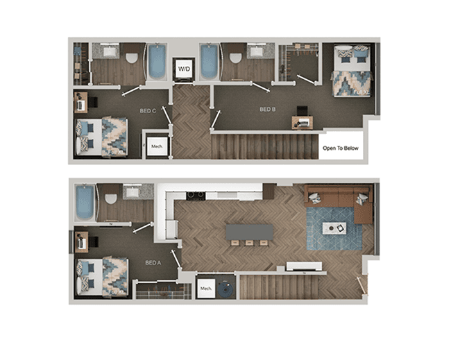 TH C2 floor plan