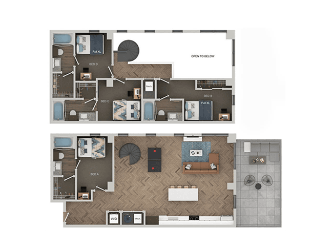 TH D5 floor plan