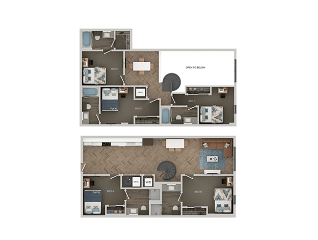 TH E1 floor plan