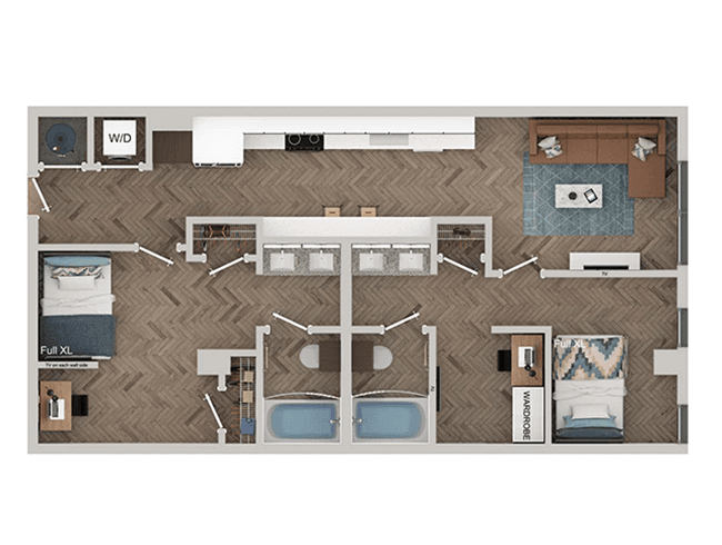 B6 Deluxe floor plan