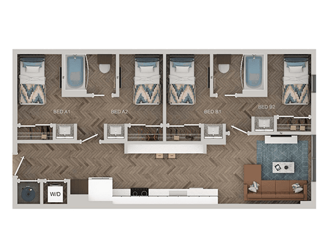 B5-Shared floor plan