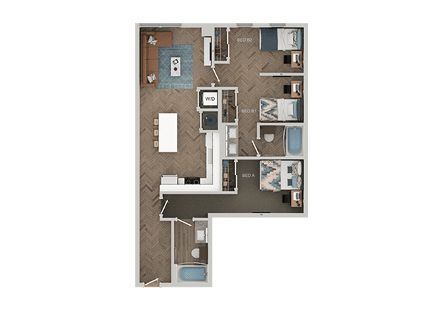 B7-Shared floor plan