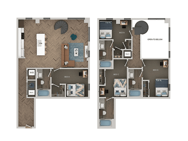 TH D2 floor plan